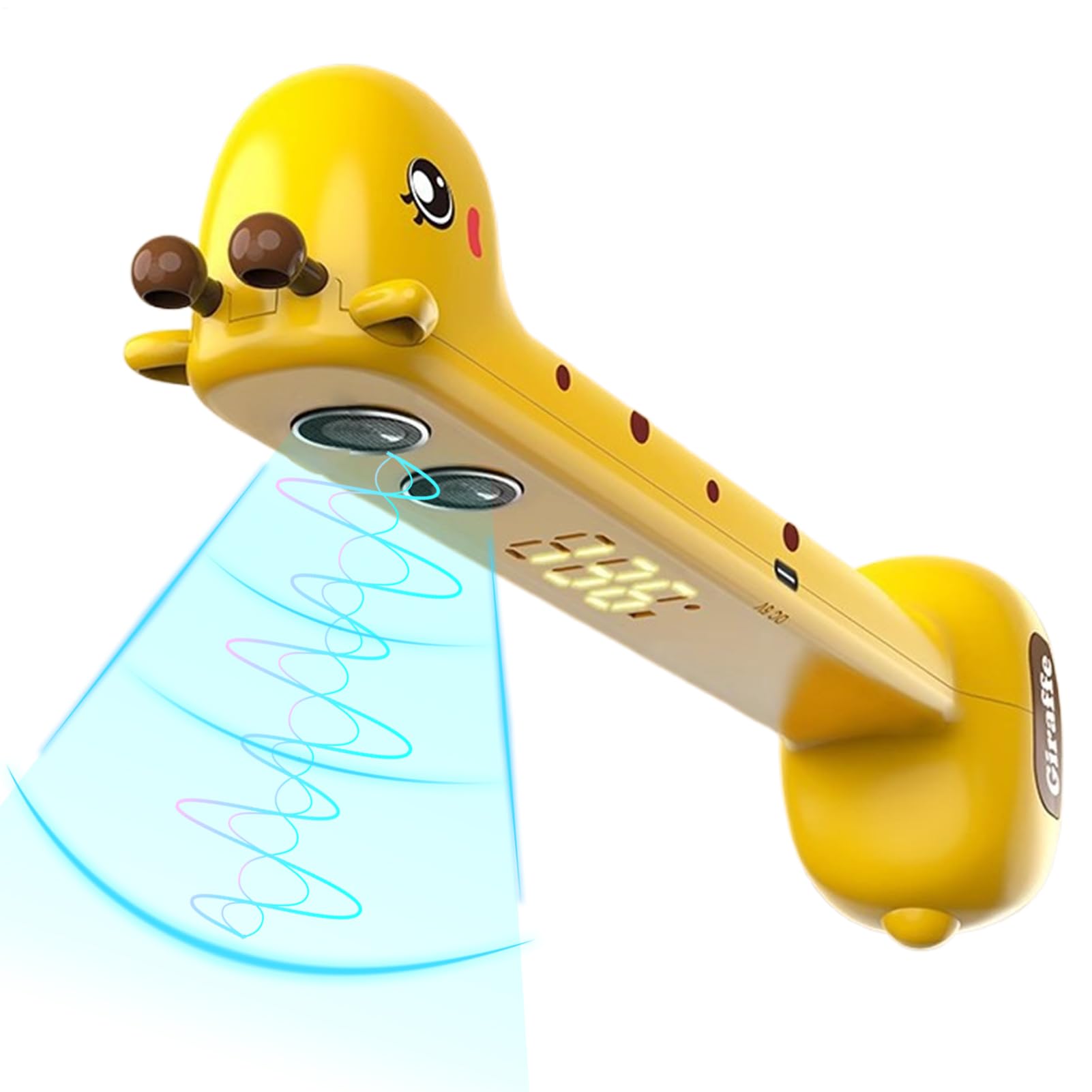 Rebornsun 超音波身長計,携帯用キリンキャラクター高さ計 | 充電式健康身長計 | 子供 幼児 男の子 女の子 部屋 寝室 教室 用