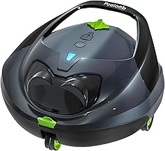 PF1 Cordless Robotic Pool Vacuum Cleaner for Above & In-Ground Pools with Retrieval Buoy, Max Cleaning Coverage 1345 Sq.ft, 150Mins Runtime, Self-Parking, Fast Charging, Deep Gray