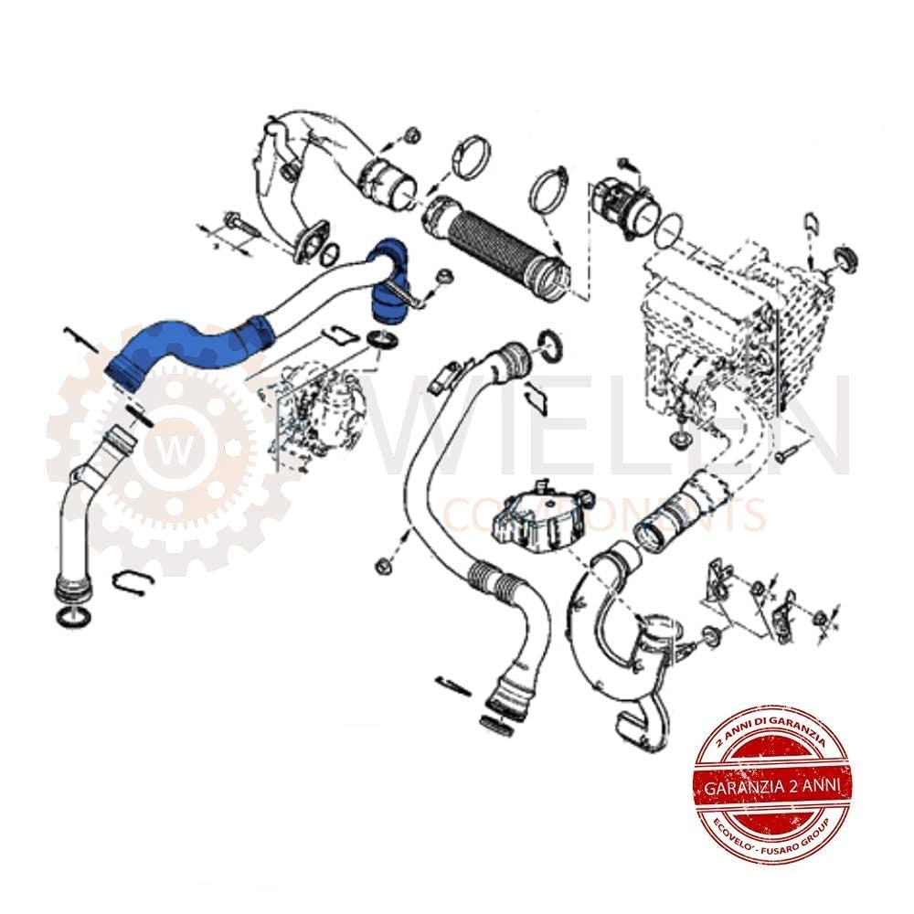 R E N A U L T FLUENCE, GRAND SCÉNIC III, MEGANE CC, MEGANE III, SCÉNIC III 1.5 dCi KIT 2 RĘKAWY INTERCOOLER KOMPATYBILNE WĘŻE TURBO POWIETRZA 144602487R 1 14602487R14602487R1 46036 00R 8201020571