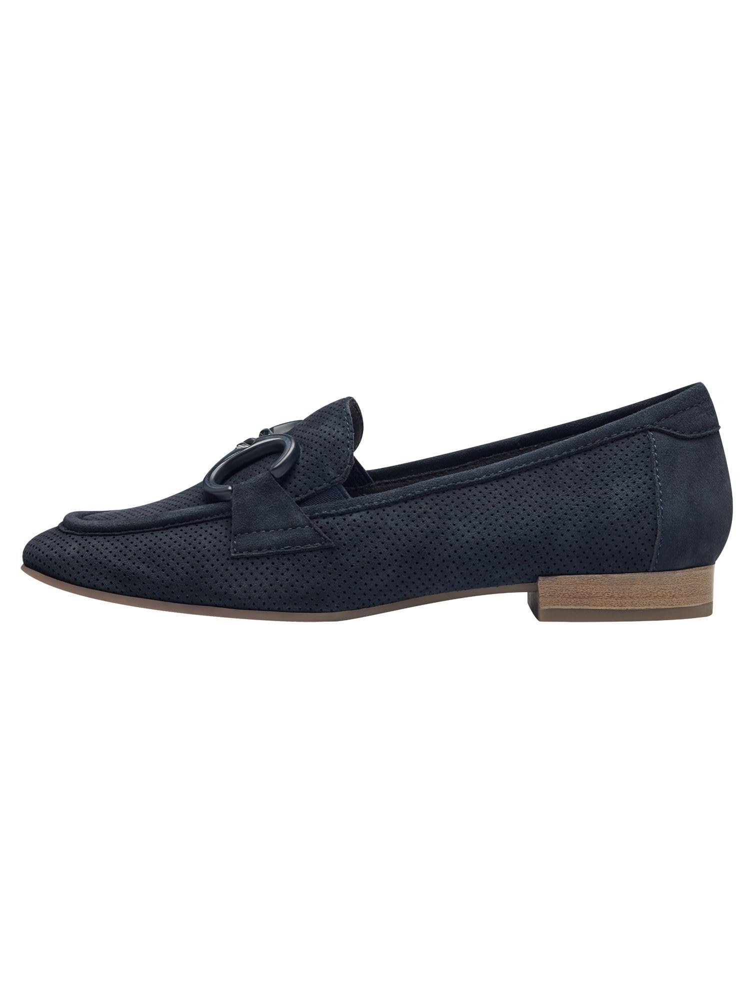 Tamaris Comfort Mocassins Femme Cuir à Talon Bloc
