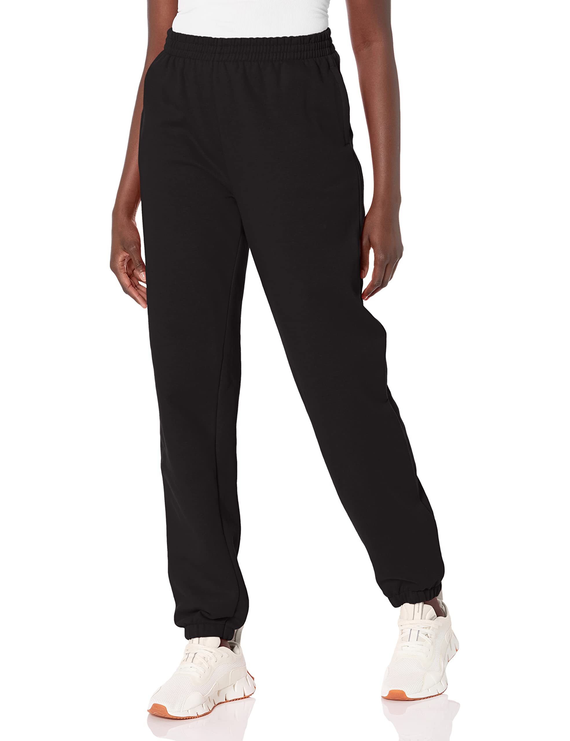 Hanes Womens Originals Heavyweight Fleece Joggers, Sweatpants with Pockets, 30" InseamSweatpants