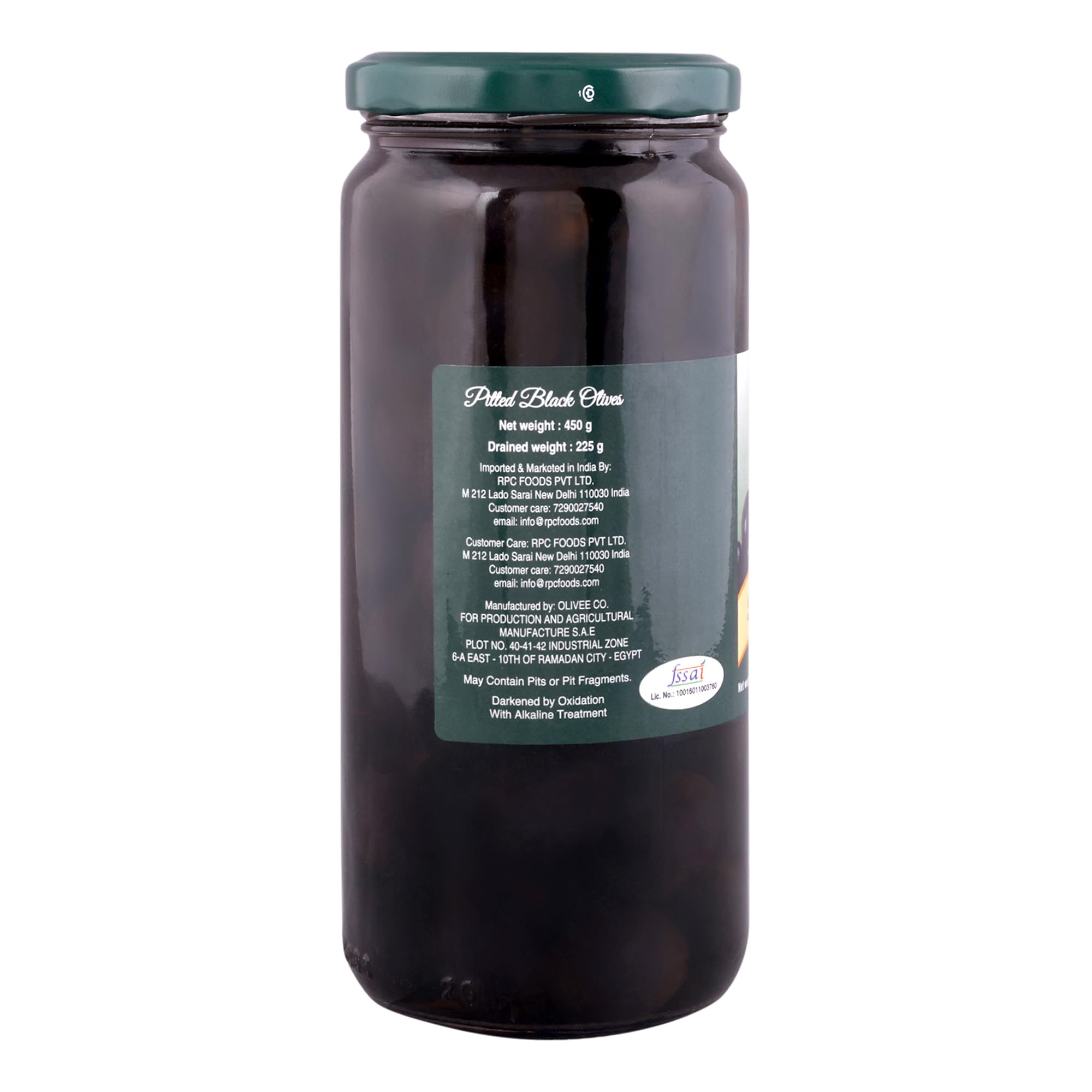 Luciana Pitted Black Olives 450g β Ready-to-Use Seedless Black Olives for Pizza, Pasta, Salads, Sandwiches, Mediterranean Recipes, Appetizers & Snacks | Convenient Vegetarian Ingredient 3