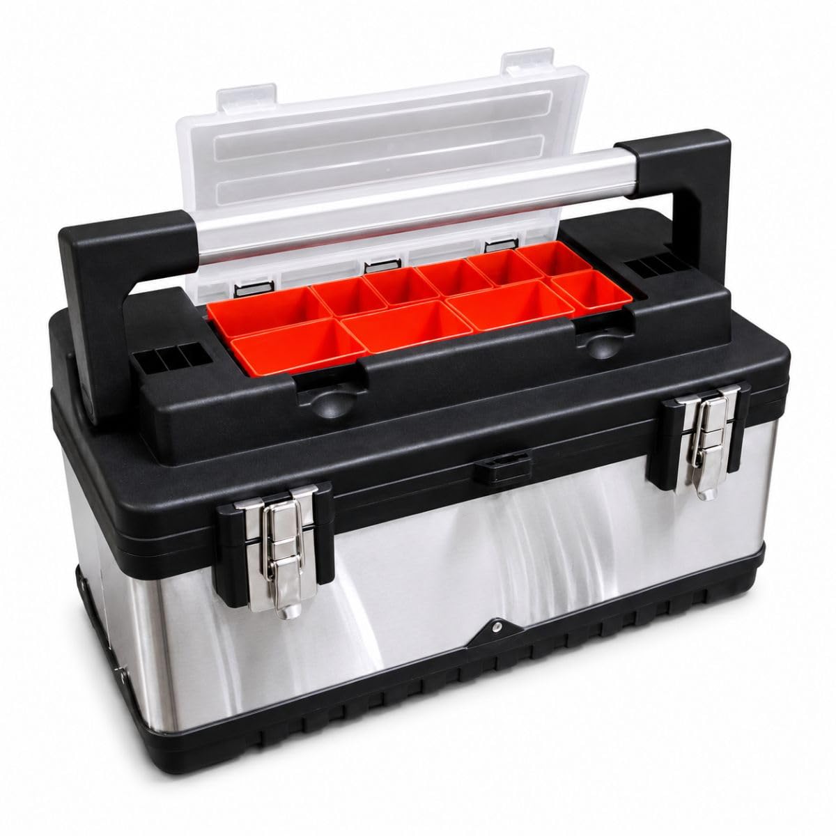 Caja de Herramientas 40 Piezas TUMAN Metálica | Kit completo con 40 herramientas para bricolaje