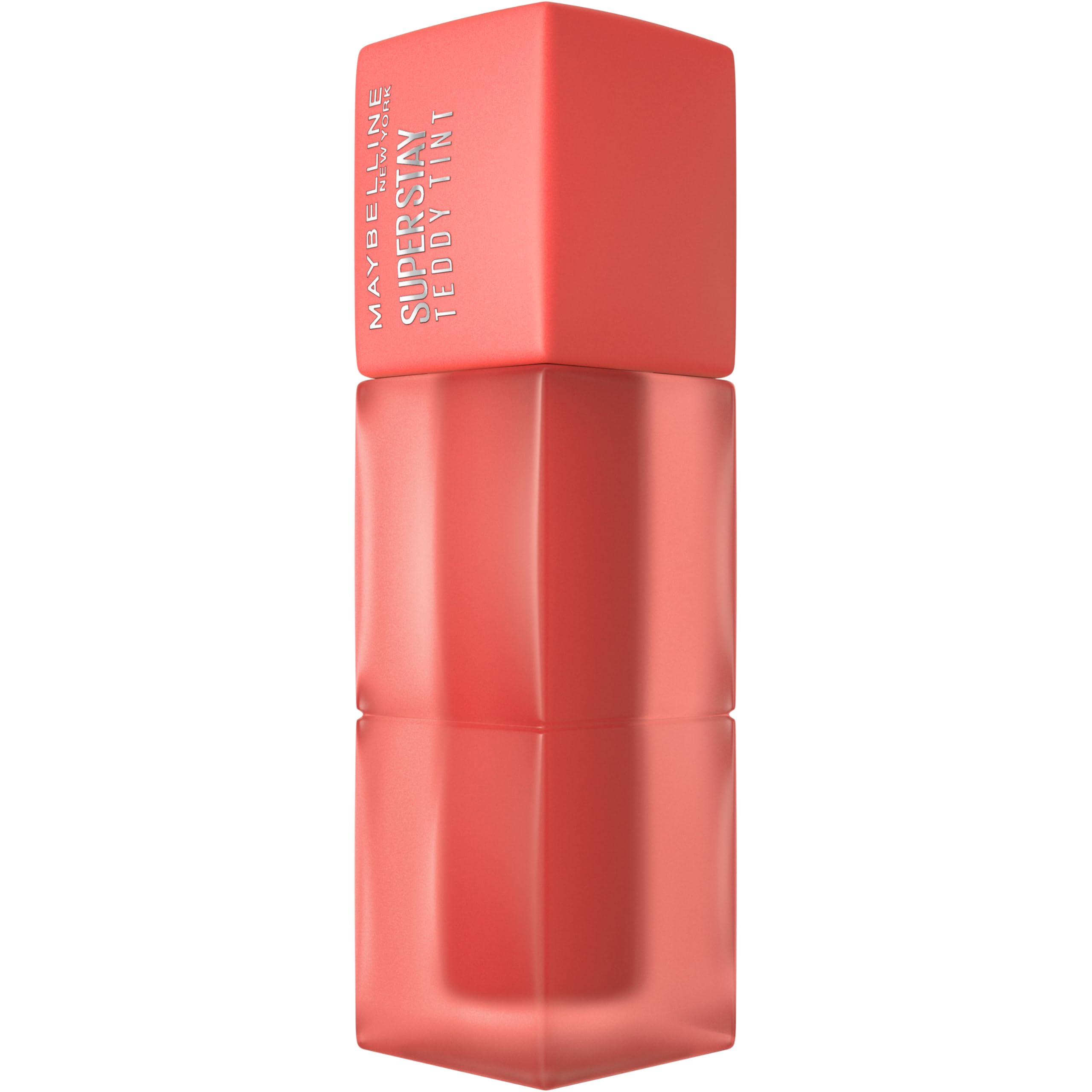 Maybelline New York Lip Tint, Super Stay Teddy Tint, Up To 12 Hour Blurred Matte Lipstick, Plush Comfort, Longwear Makeup, Hydrating & Transferproof, Vegan, 8 Buildable Lip Shades, Shade: Baby Tee