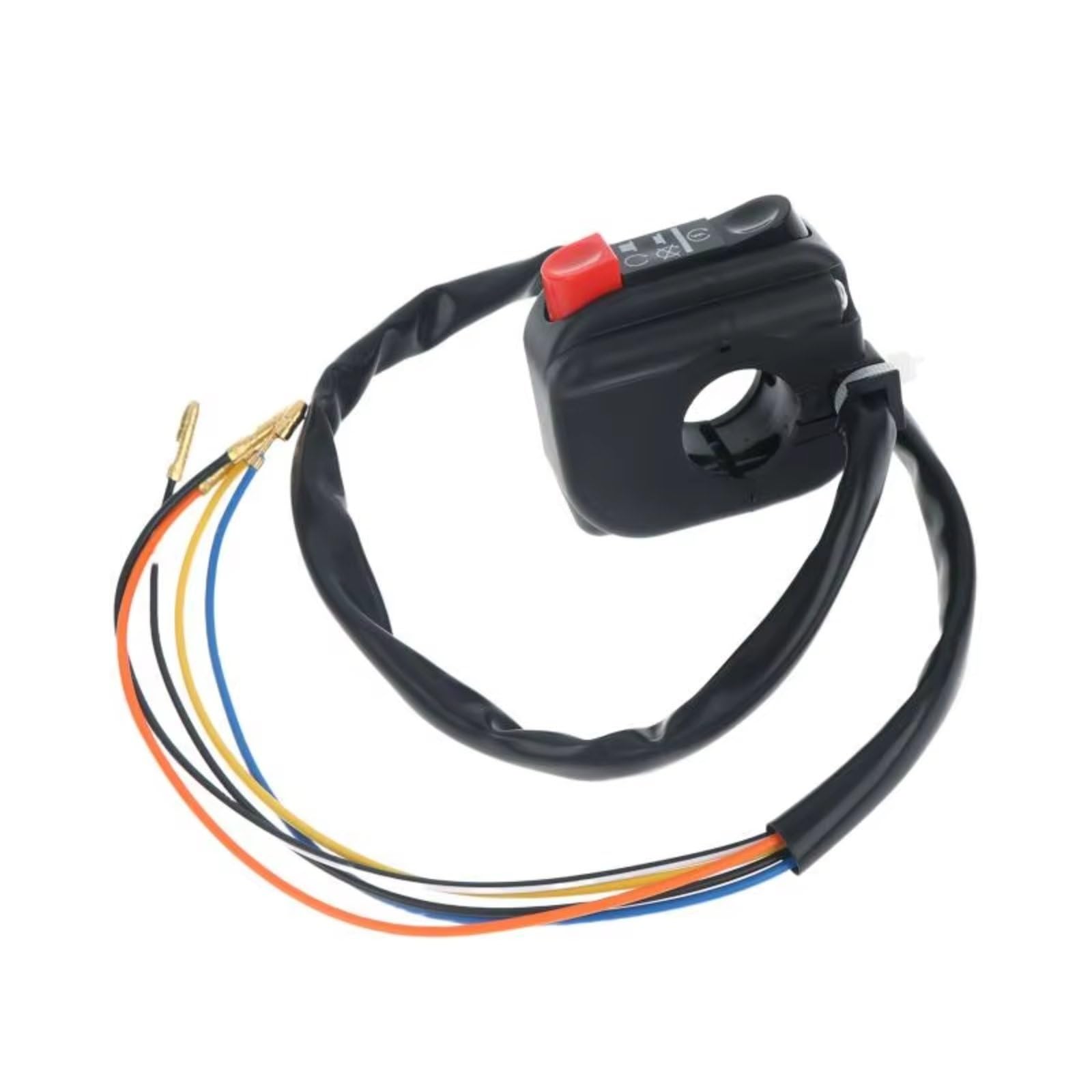 Interruptor De Motocicleta, Montaje De Manillar, Botón De Encendido Y Apagado, Interruptor Lateral De 12V Para Scooters Universales ATV Interruptor manillar moto