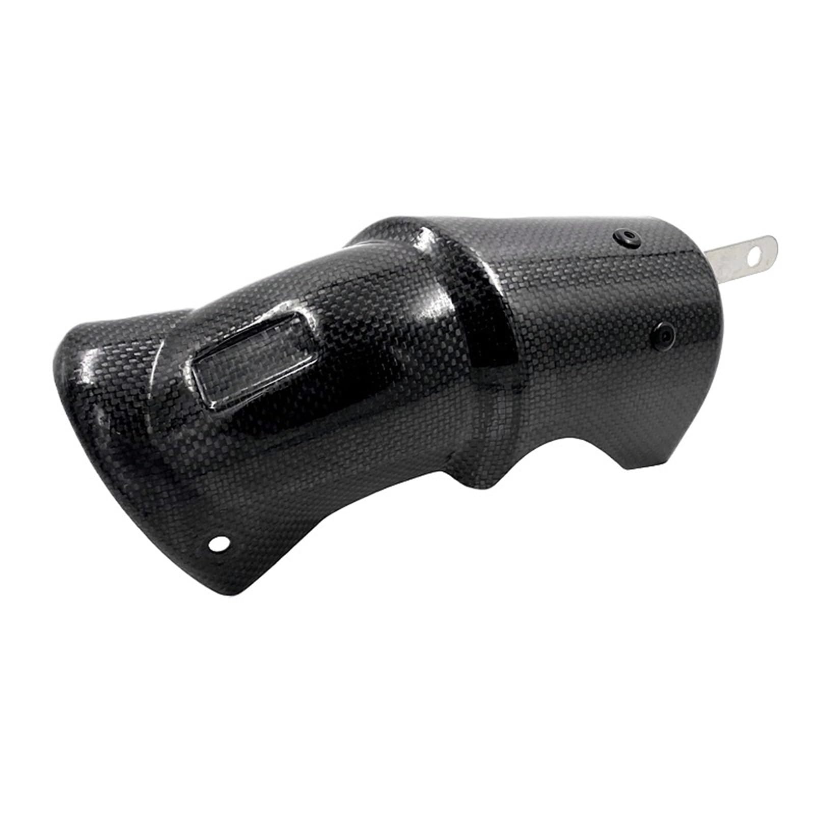 Protector de Escape Protector de Fibra de Carbono para Tubo de Escape de Motocicleta, Protector térmico, Compatible con BMW S1000RR, S1000R, R1200GS Deflectores de Calor para Escape