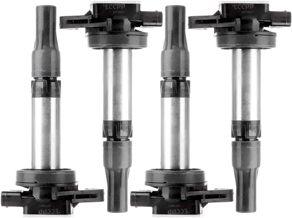 OCPTY Ignition Coil Coils Pack fits UF519 5C1735 E1033,for Jaguar XKR 4.2L 2003-2009,for Jaguar XK8 4.2L 2003-2006,for Jaguar XK 4.2L 2007-2009,for Jaguar S-Type 4.2L 2003-2008 set of 4