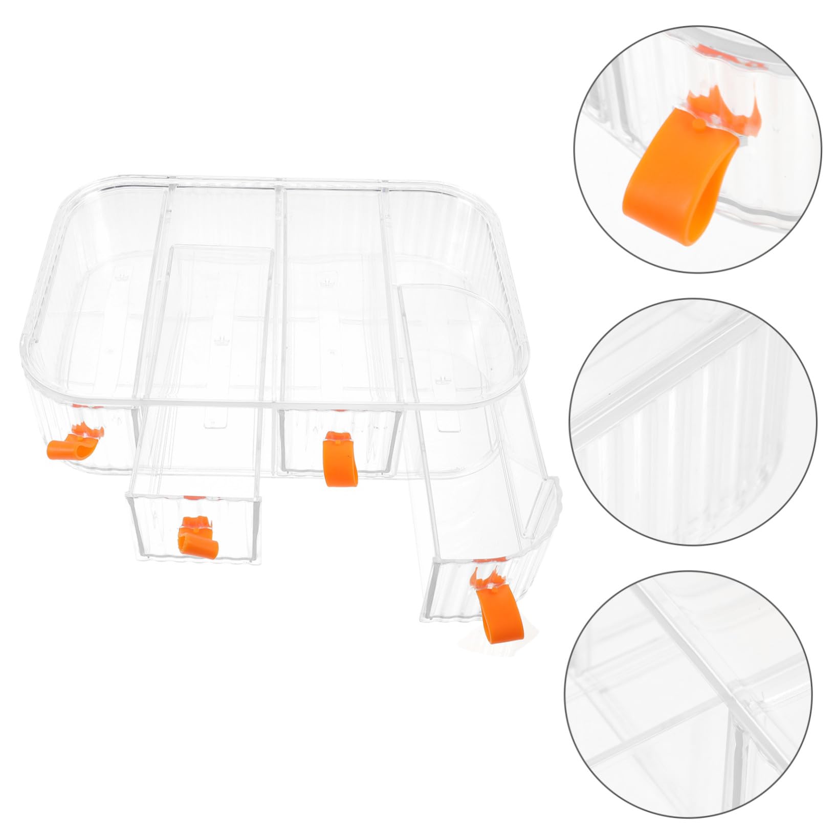 IMIKEYA Organisateur Lunettes Soleil Acrylique Boîte Rangement Transparente Multi-usages Support Pratique pour Lunettes et Bijoux Rangement Compact pour Maison et Boutique
