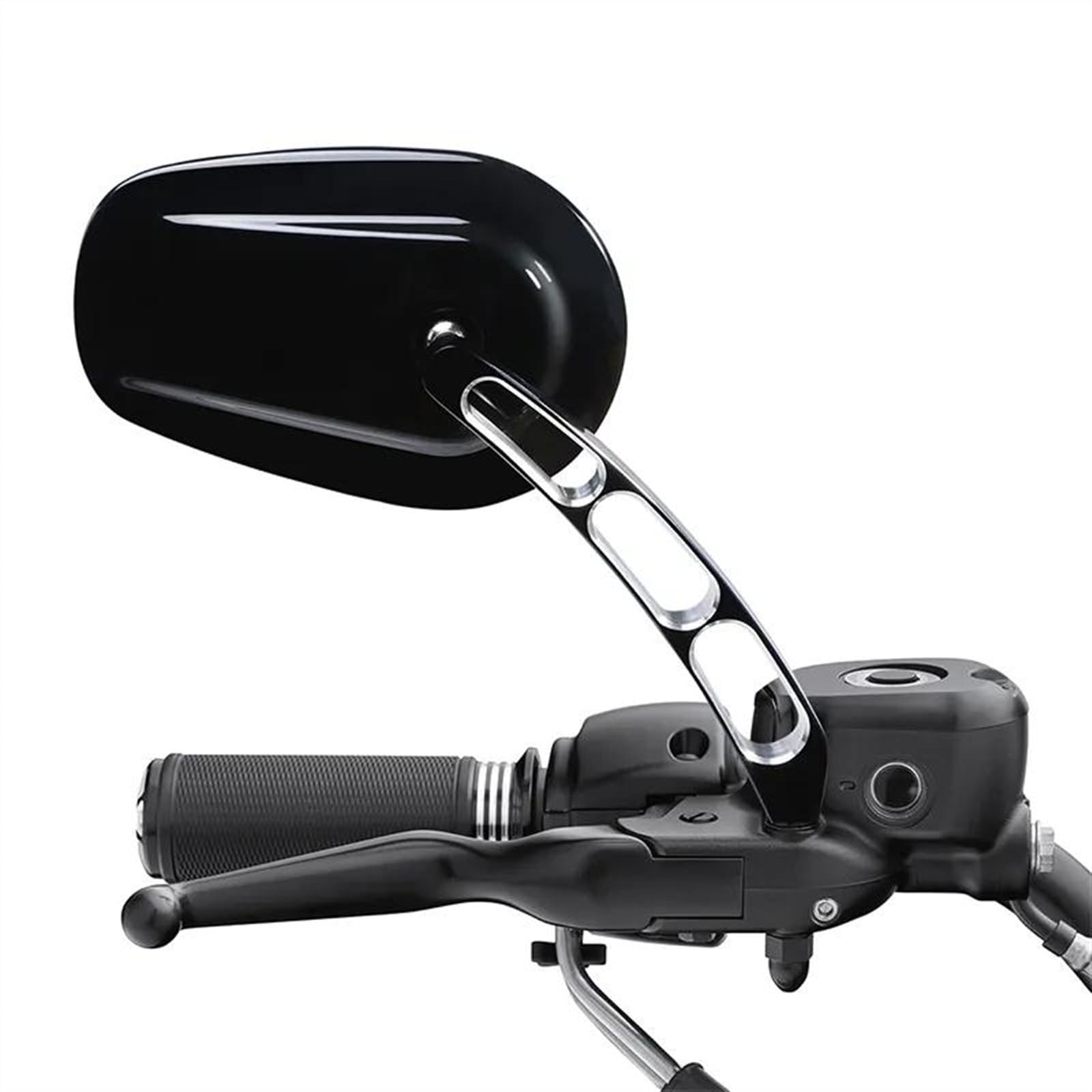 Motocicleta Retrovisores 8mm Para XL1200CX Para XL1200T Para XL883N Para XG750 Espejos Retrovisores Para Motocicleta Espejo Retrovisor Lateral Con Mango Redondo Espejos Motocicleta Laterales (Color :