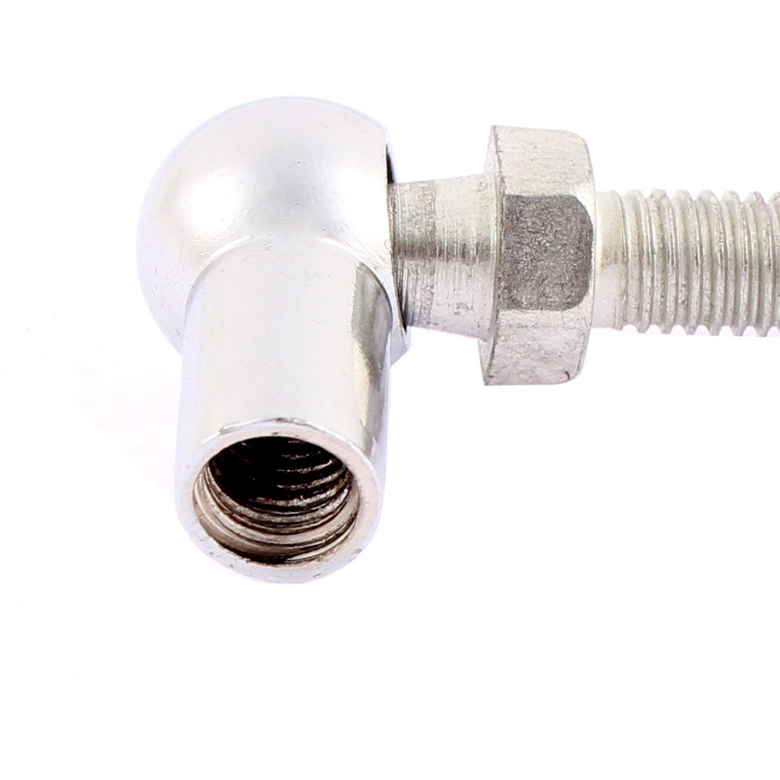 Aexit 8 x Shelf Brackets & Supports 25mm Male Thread Metal L Shaped Ball Joint Rod End Bearing Brackets 10 Pcs