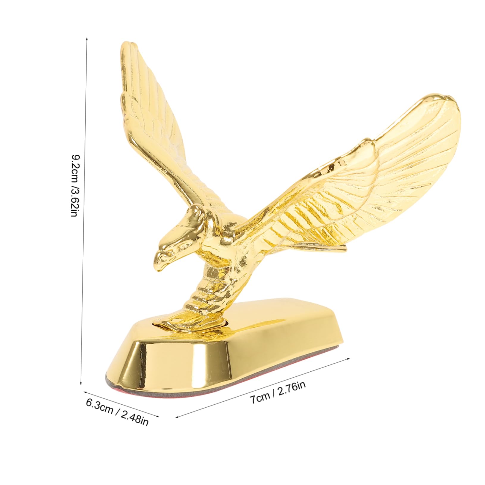 Garneck Magnetic Eagle Motorcycle Hood Badge Car Metal 3D Decal for Motorbike Modification