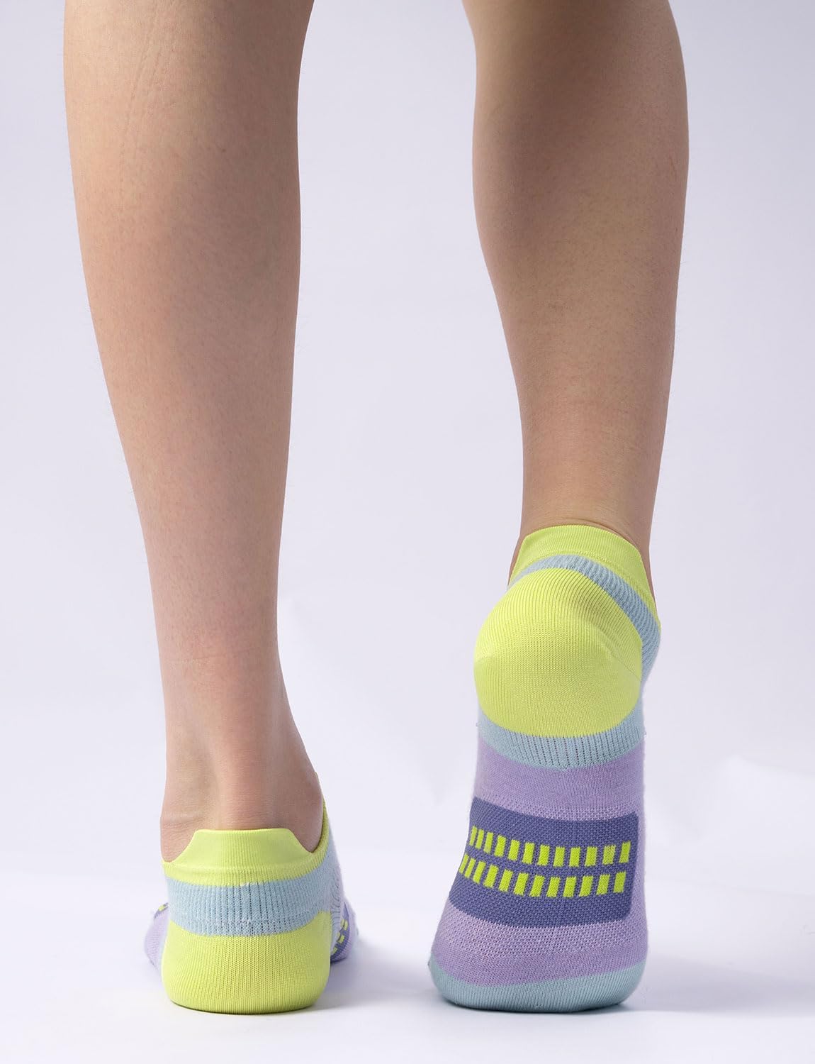 Juclise Lightweight Merino Wool Running & Hiking Socks for Women, Thin Compression Cooling Moisture Wicking Anti-Blister