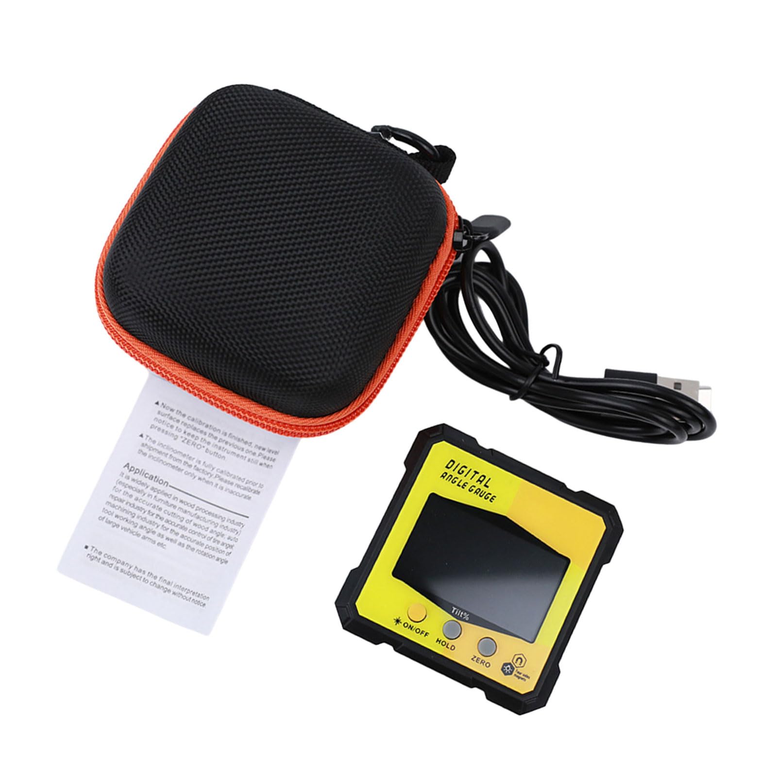 Hogtnd Dcj95y Digital Angled Device Protective Nylon Pouches Secure Zippered Tool Case For Builders And Enthusiasts Waterproof Shockproof Container