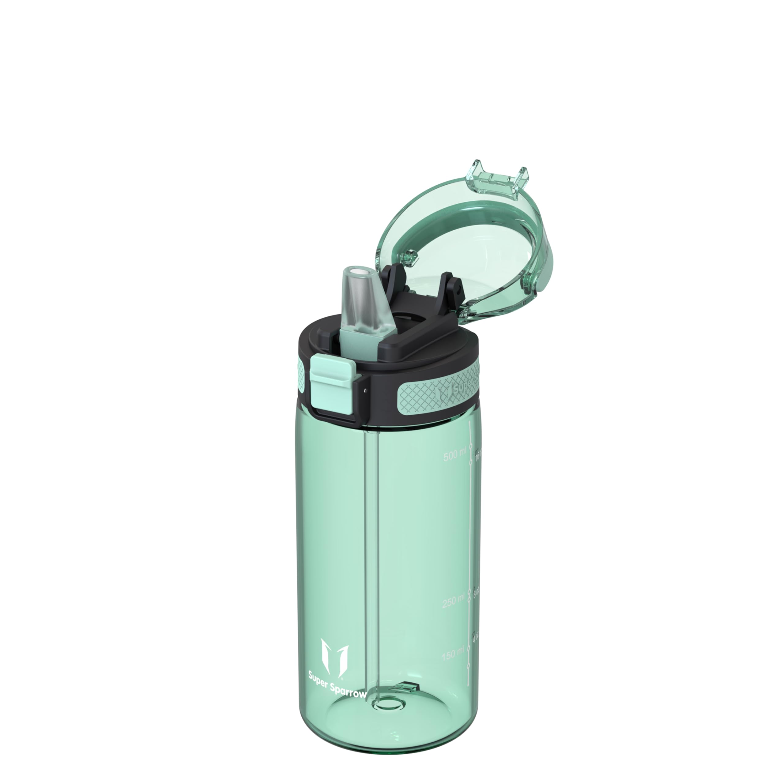 Super Sparrow Water Bottle - 500ml - TouchSip Bottle - BPA-Free, Non-Toxic, Eco-Friendly - Straw Tritan Bottles for Kids, Sports, Outdoors, Camping, Travel — image 1