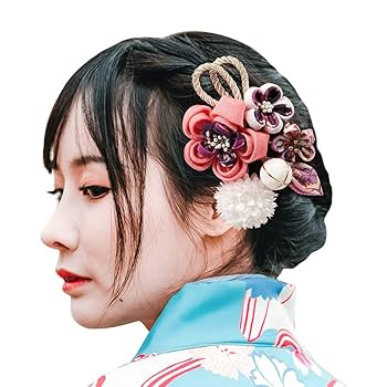 Amazon.co.jp: OTAKUMARKET 髪飾り 七五三 成人式 浴衣 花 袴