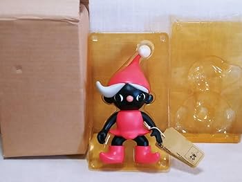 Amazon.co.jp: 藤城清治 小人 フィギュア 人形 ソフビ 赤 こびと