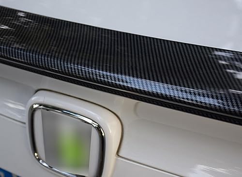 Miniatura 7 de x xotic tech Alerón trasero de fibra de carbono estilo 4DR JDM compatible con Honda Civic 2016-2021 10ª generación Sedan