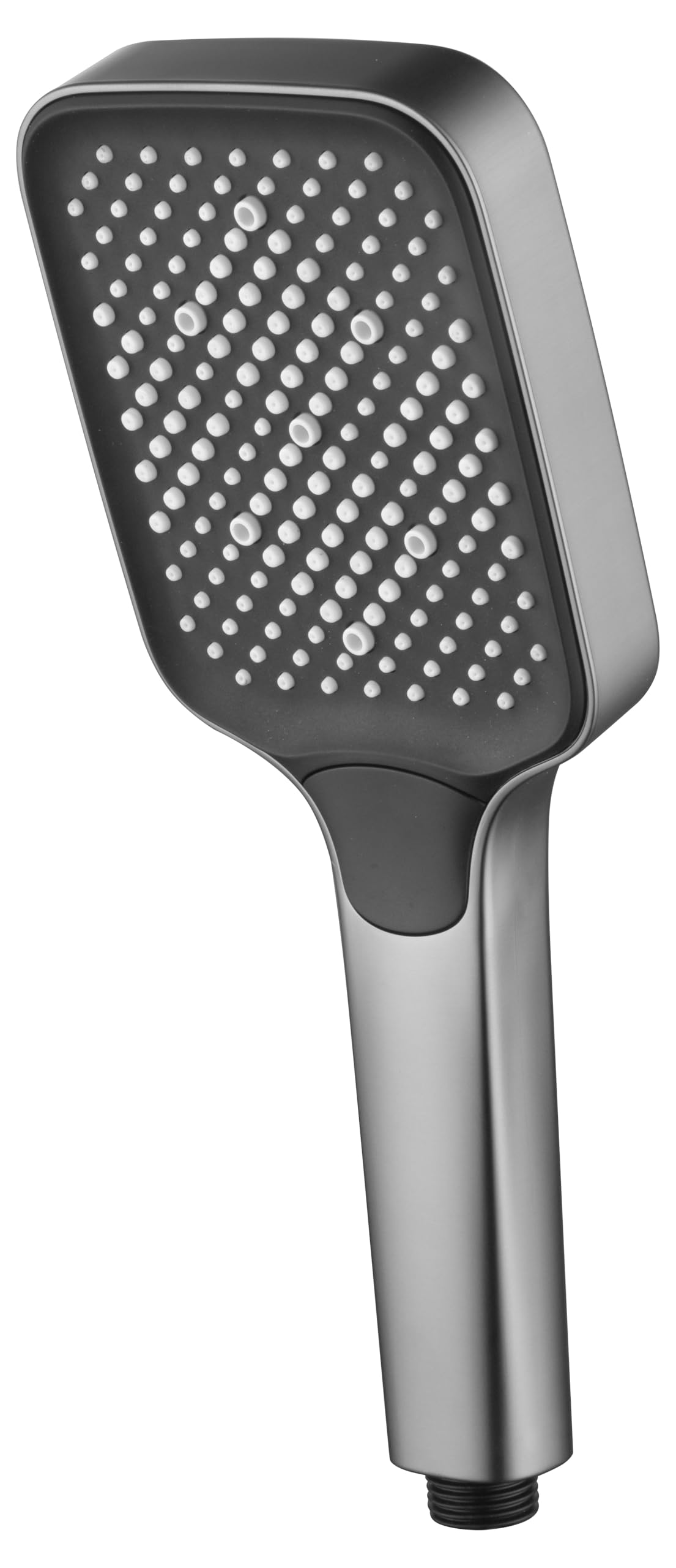 Imex - Pommeau de douche haute pression en nickel brossé | Pommeau de douche anti-calcaire effet pluie | Pièce de rechange originale produit IMEX | Manche ergonomique avec 3 positions | Résistant à