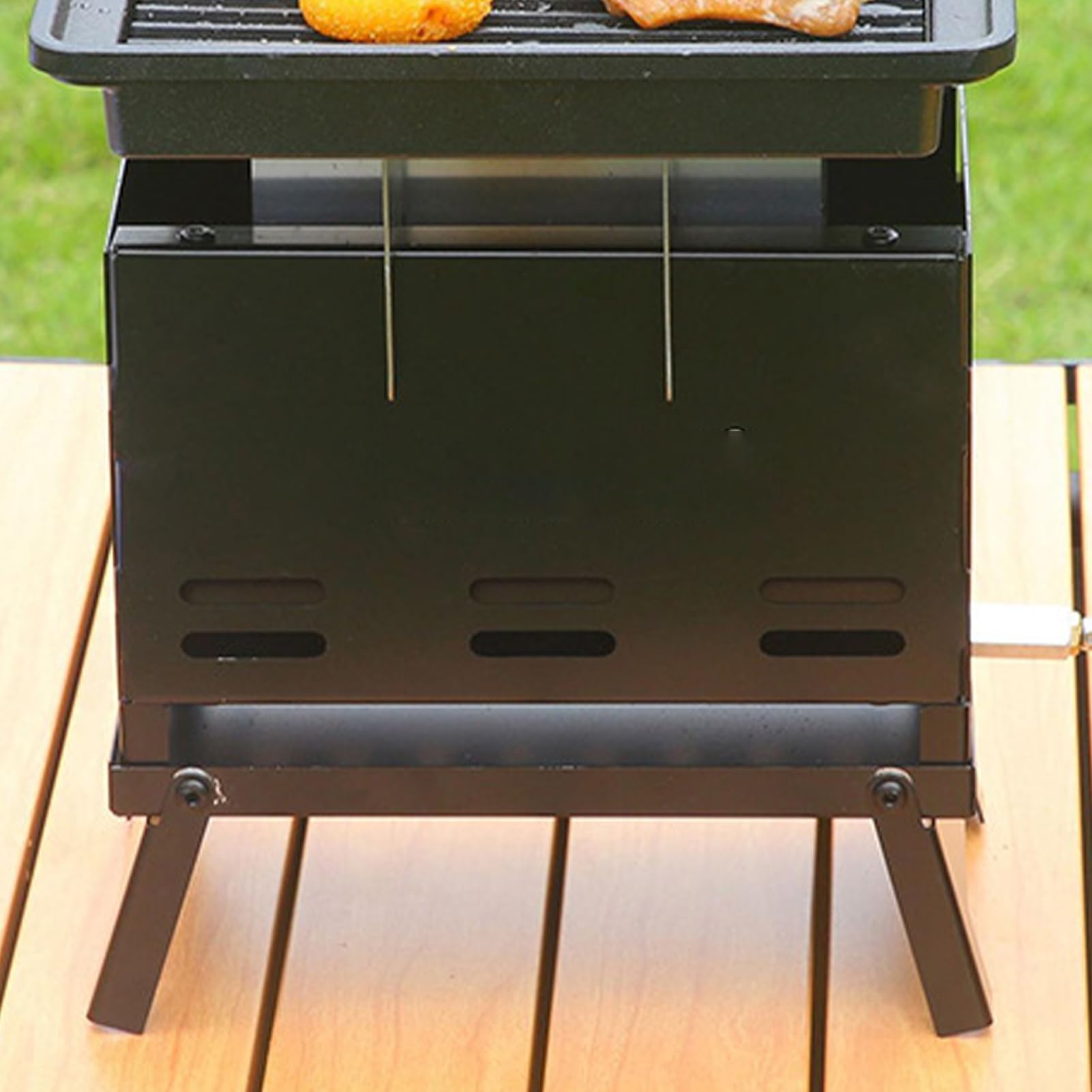 Przenośny grill Chal składany mini grill do domowego ogrodu podwórka nic plaża na zewnątrz gotowanie i imprezy idealny podróżny grill solut