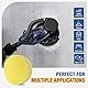 Selead Schleifpapier 225mm Klett Dauerhafte Schleifpads 25 Stück Korn 60 Schleifscheiben Perforiert Schleifblätter Round f. Trockenbauschleifer Schleifgiraffe Deckenschleifer