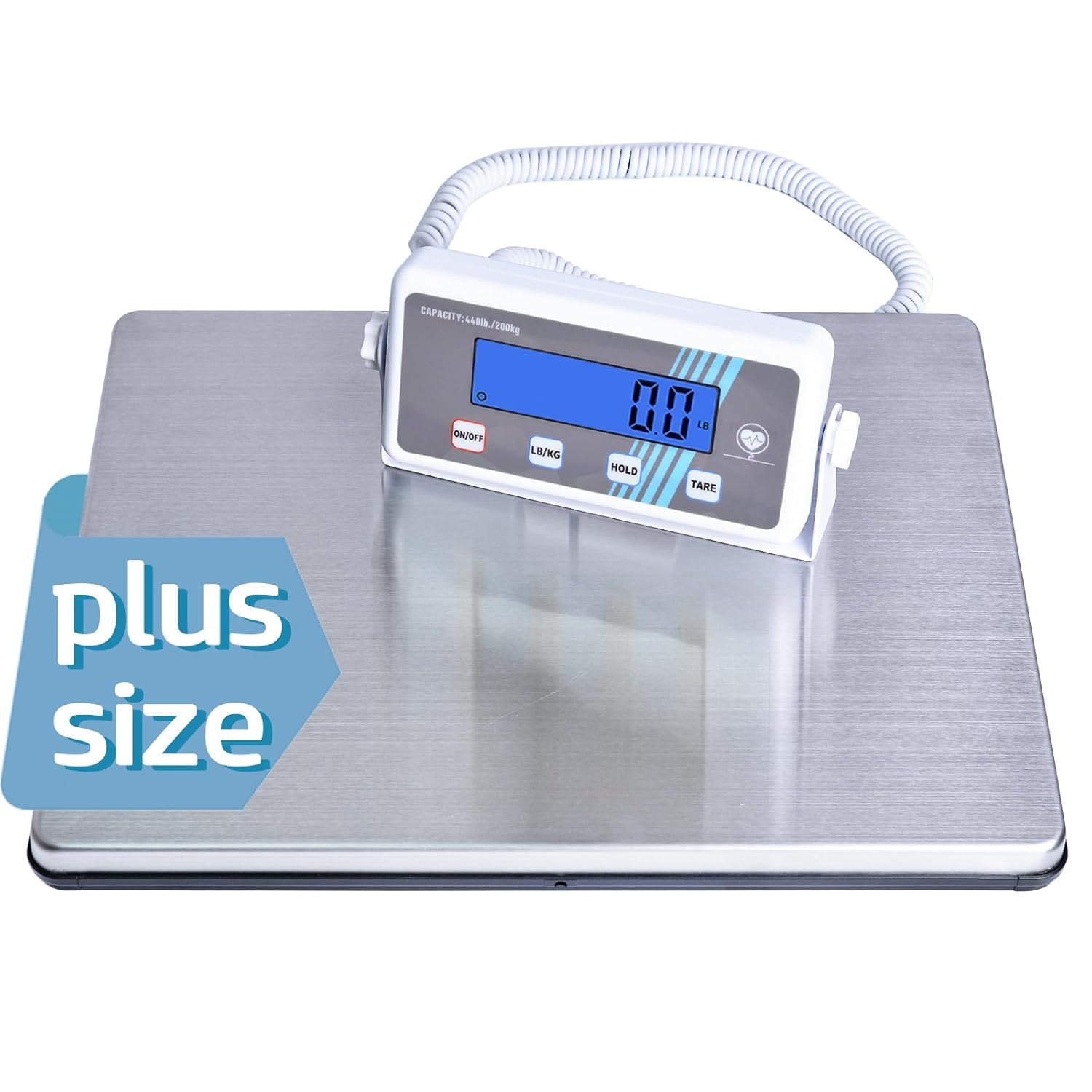 Báscula médica extraancha de 200 kg, báscula de alta precisión con pantalla grande, báscula digital profesional para clínica, gimnasio, oficina, hogar