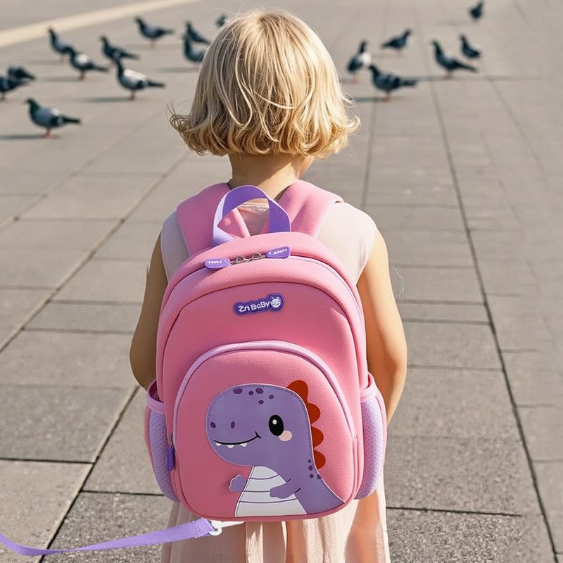Miniatura 8 de Padgene Mochilas Anti Pérdida para Niños Pequeños Mochilas de Preescolar Impermeables Mochila Escolar de Animales 3D Dibujos Animados Correa de