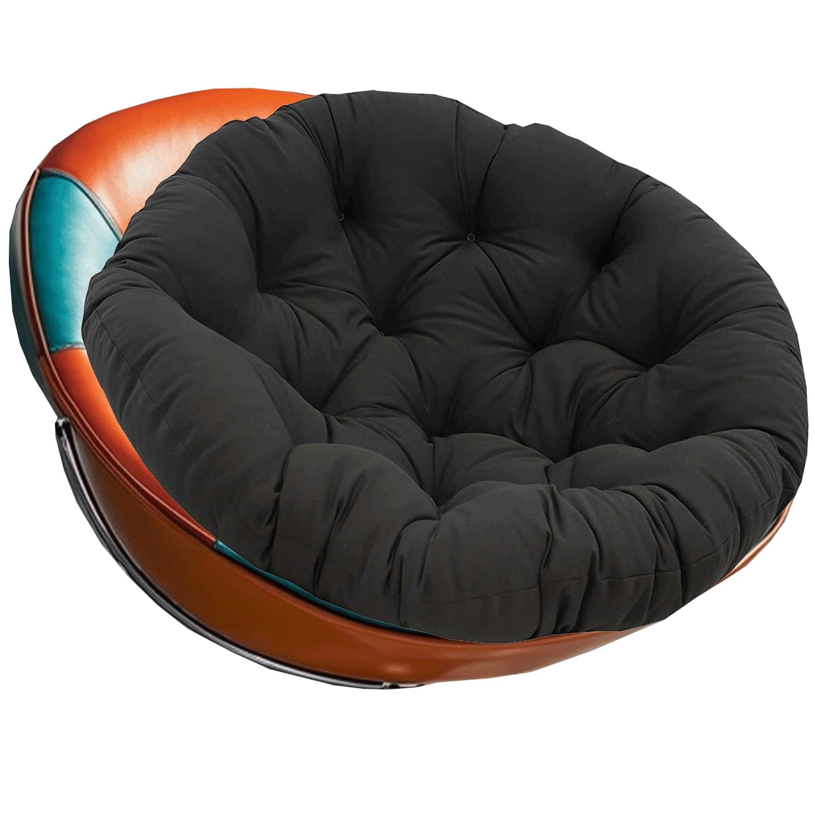 MCNDSI Papasan Cojín para Silla Cojín para Silla Papasan Papasan CojíN de Asiento Redondo Sillón de papasan Cojín de Silla Mecedora al Aire Libre(W8,180x180cm)