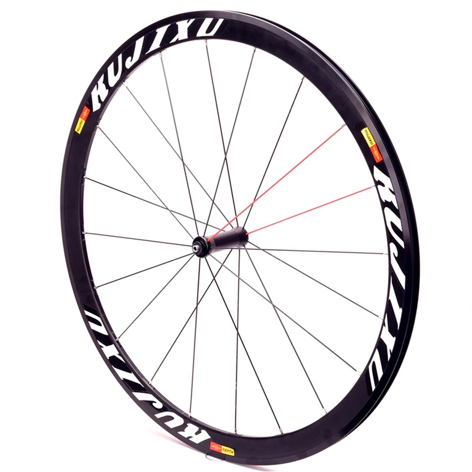 Generic Set di Ruote per Bici da Strada 700c C/V Brake 38mm Cerchio in Lega di Alluminio Leggero F20 R24 Fori Hub Ruote a sgancio rapido per Cassetta a 7-11 velocità A