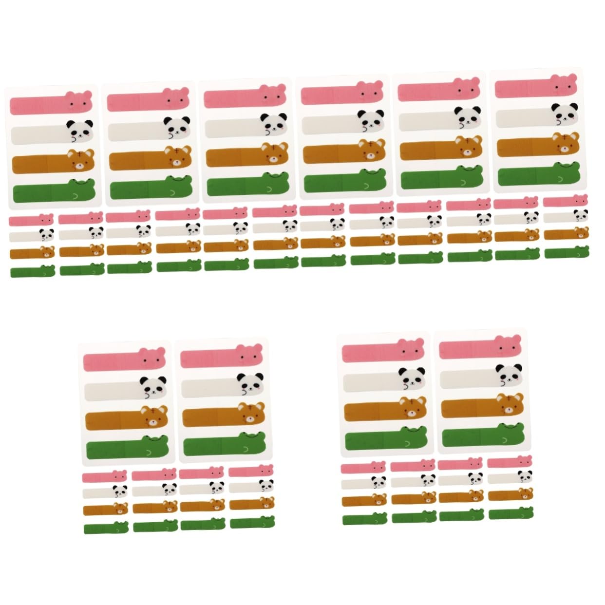 DOITOOL 5 Set Linguette Adesive Colorate Per Segnare Pagine Etichette Carta Per Studio E Ufficio Pratiche Per Organizzazione 6 Confezioni*5