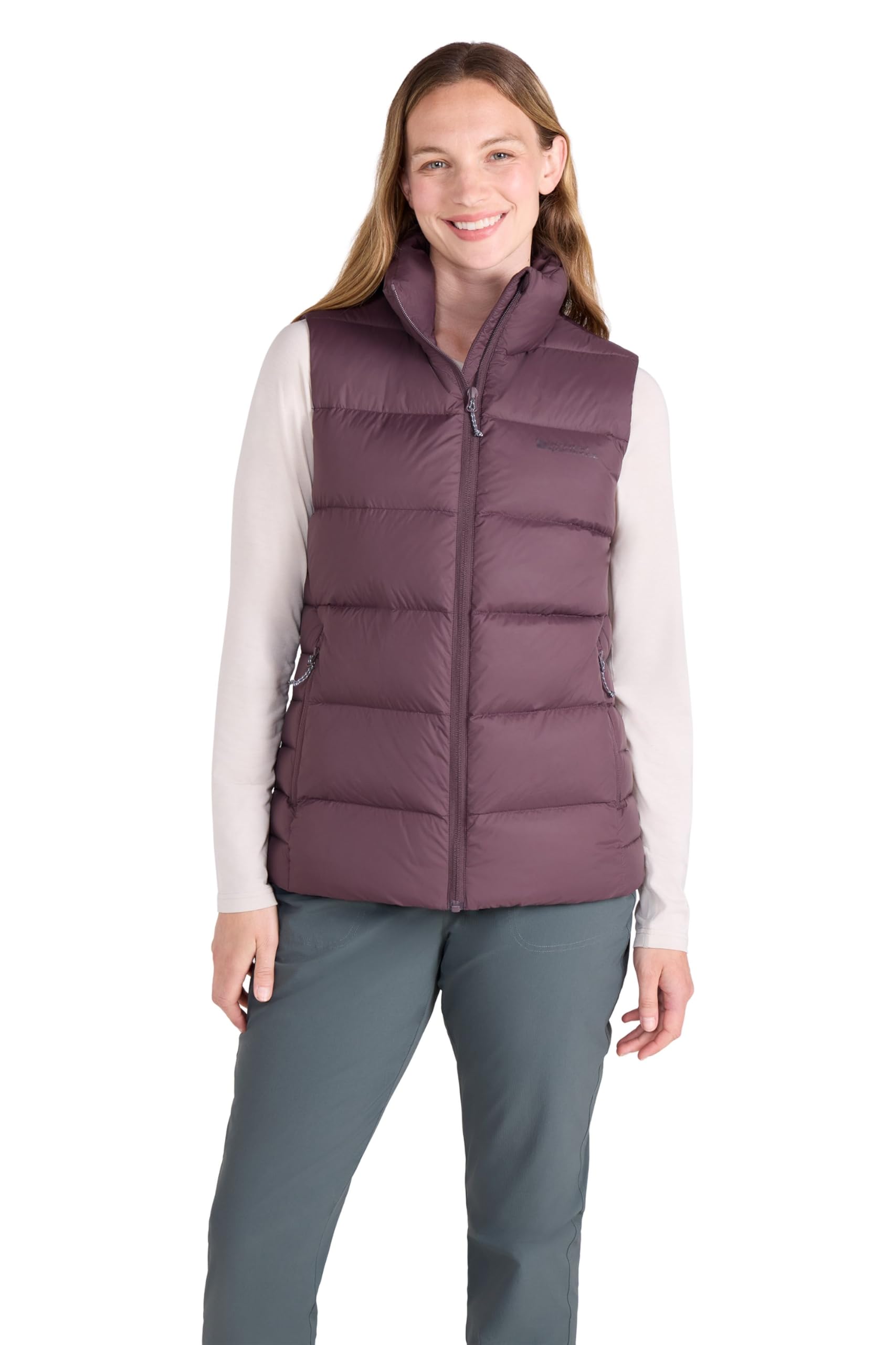 Mountain Warehouse Women's Purple Stratus Packable Down Gilet Size 10