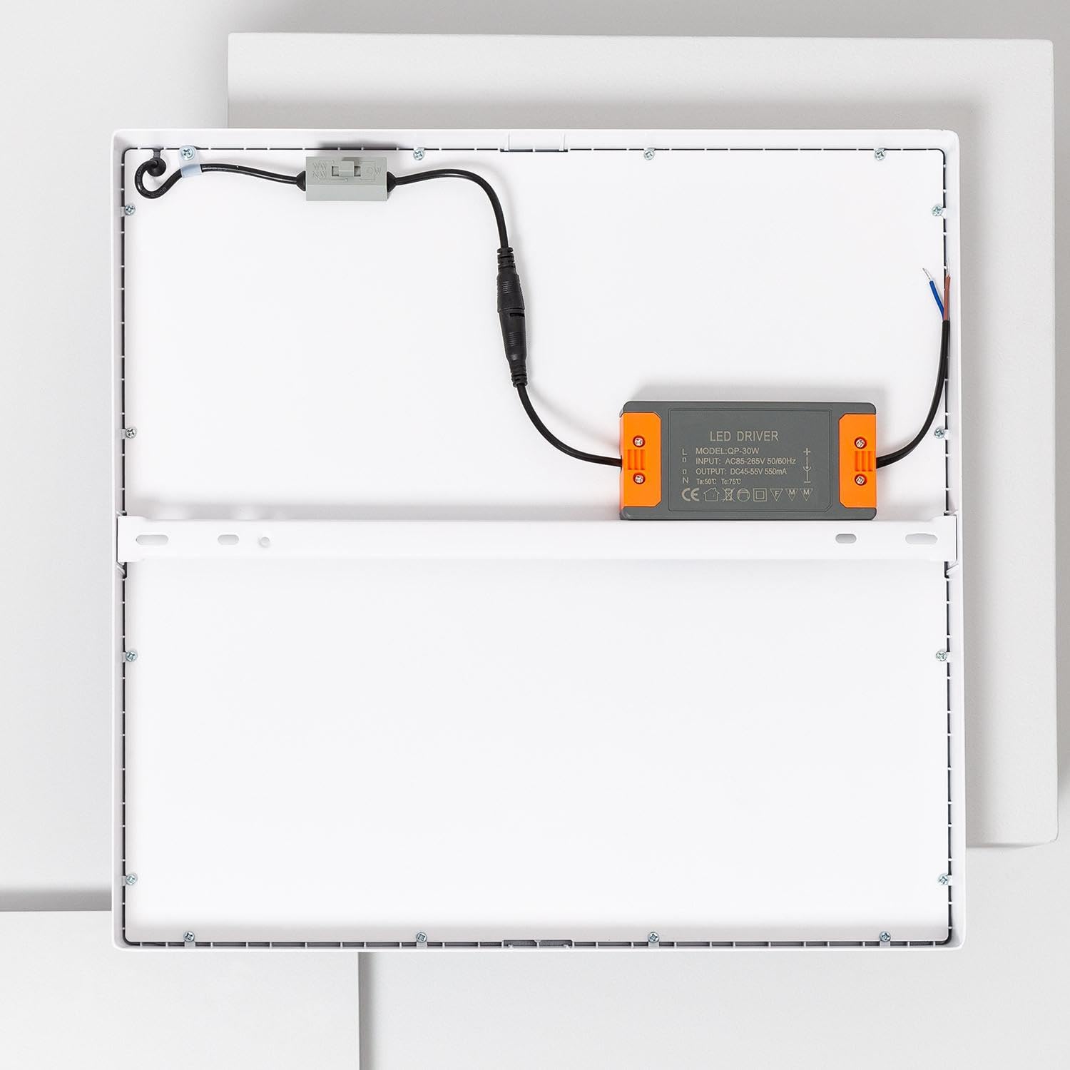 LEDKIA Plafón LED 30W Cuadrado Superslim CCT Seleccionable 400x400 mm Selec
