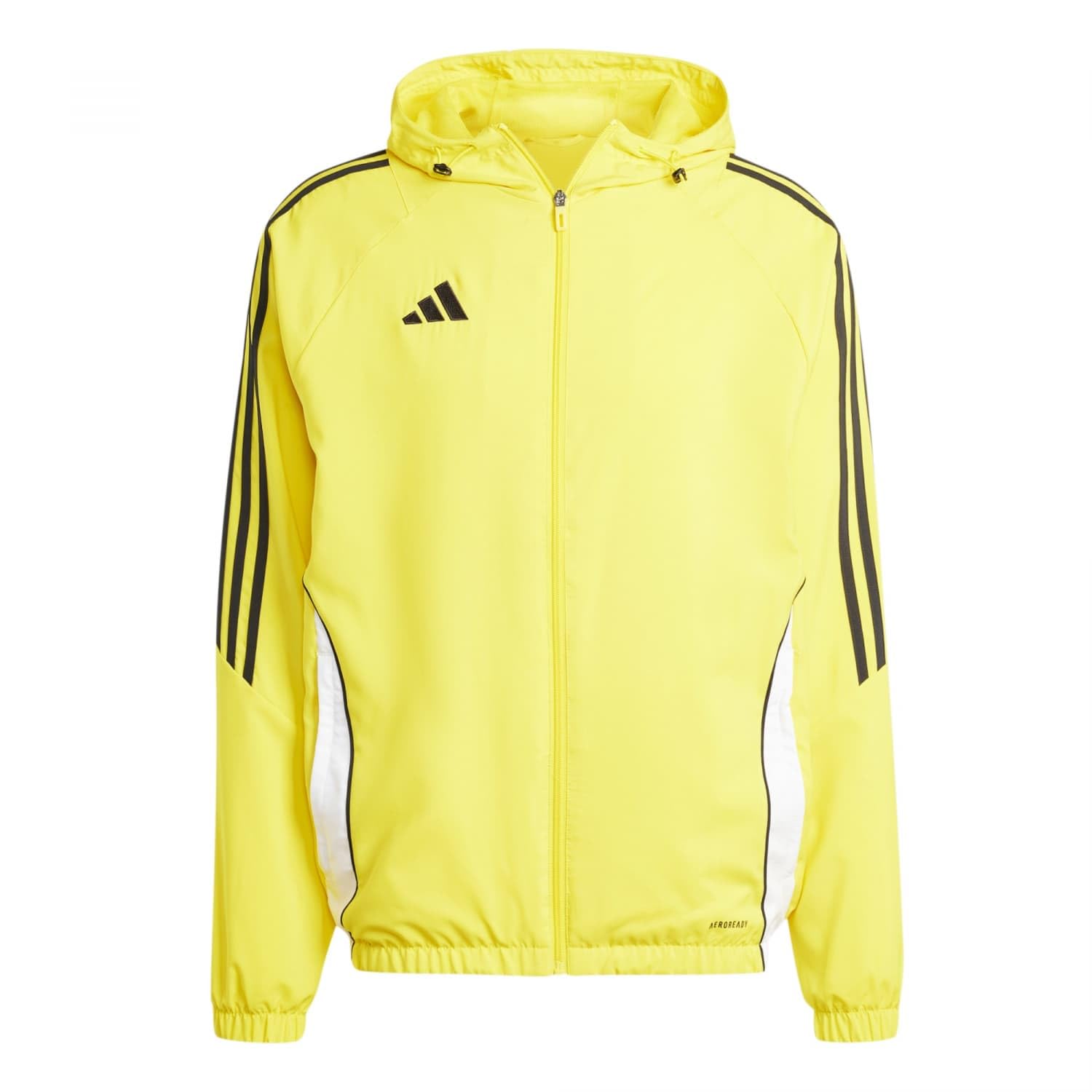 adidas Men's Tiro24 Windbreaker Coat, team yellow/white/black, XL