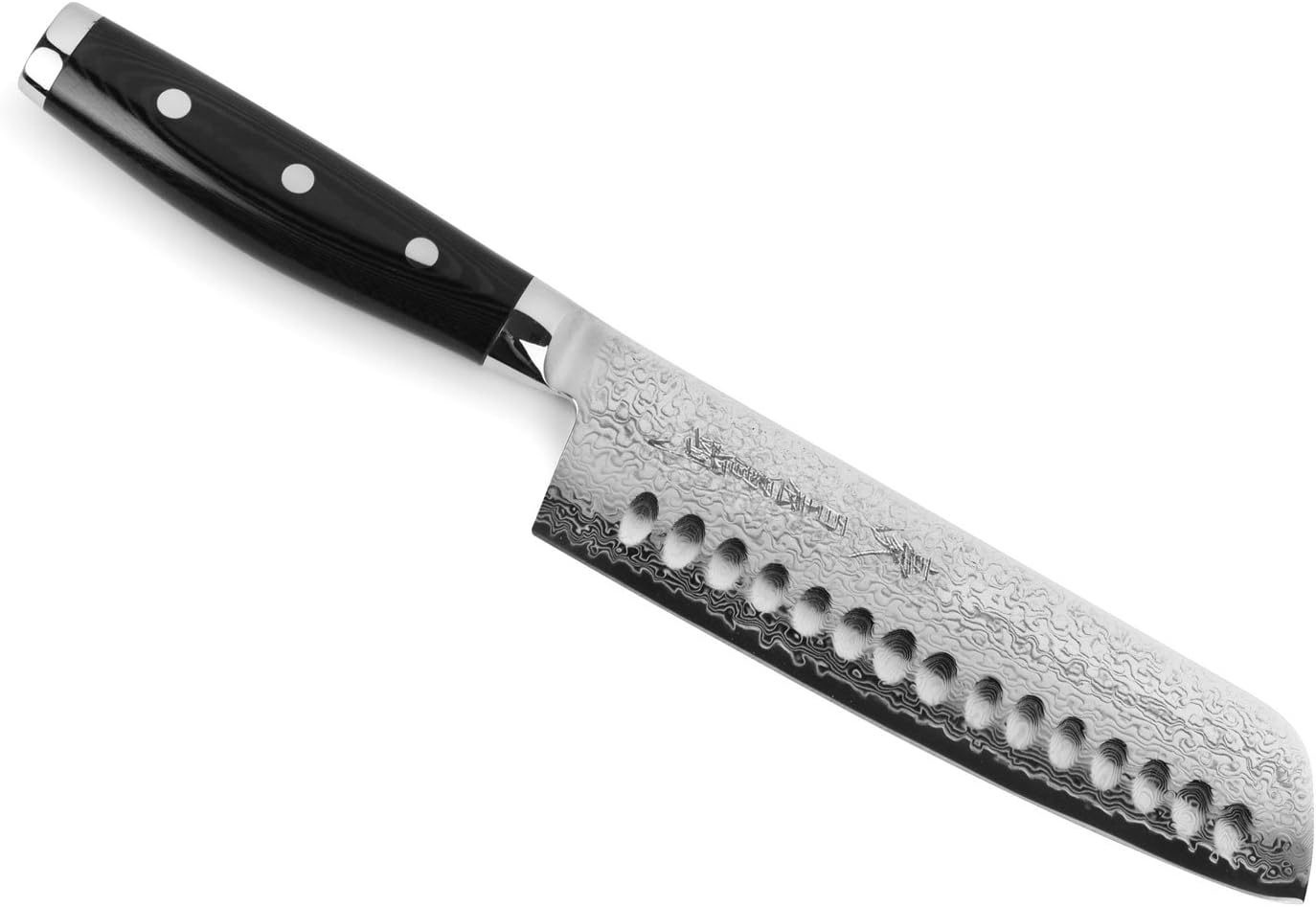 Yaxell Gou SG2 7-inch Hollow Edge Nakiri Knife