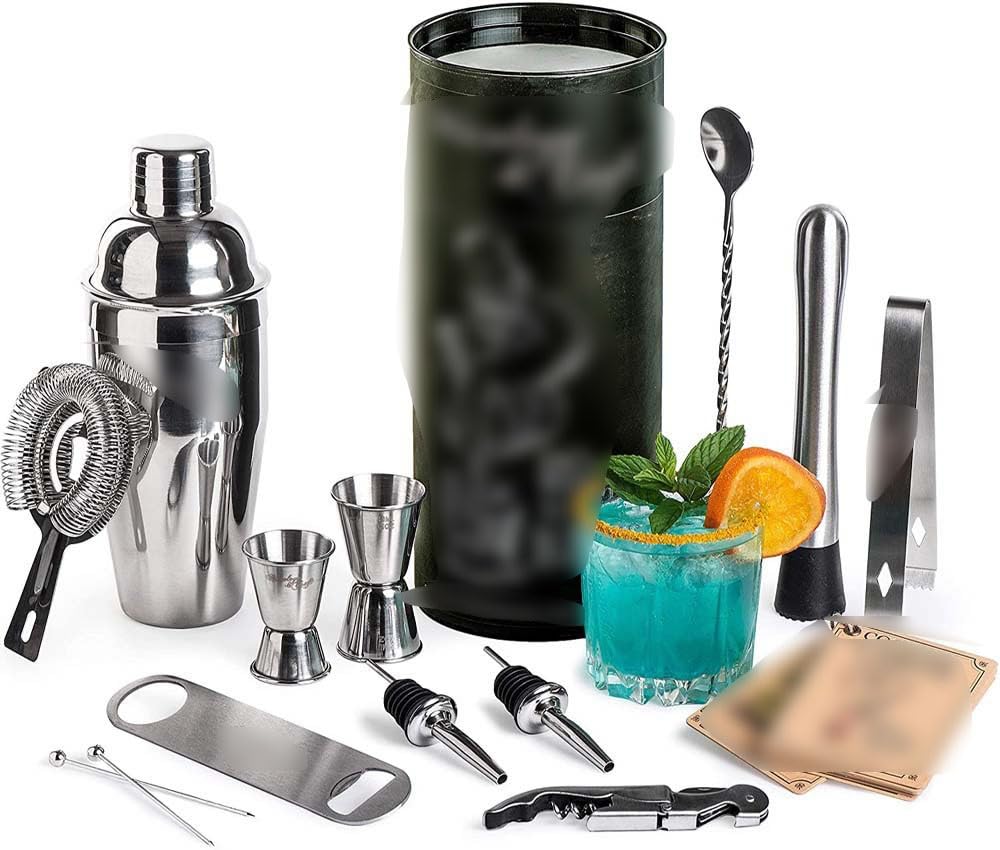 Ensemble de mélange de barres de 750 ml en acier inoxydable, durabilité et design épuré