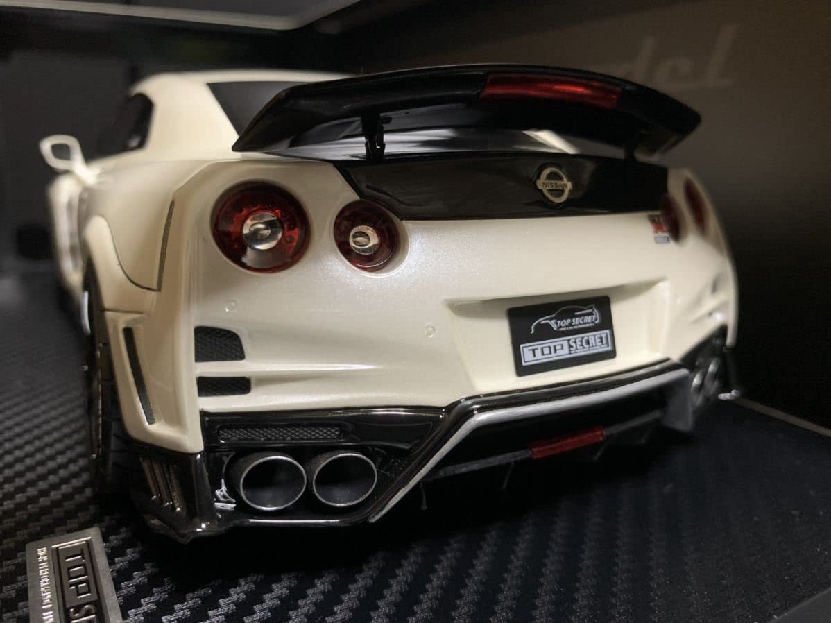イグニッションモデル　TOP SECRET GT-R  ホワイト Amazon | 未使用 1/18 IG1537 TOP SECRET GT-R (R35) White