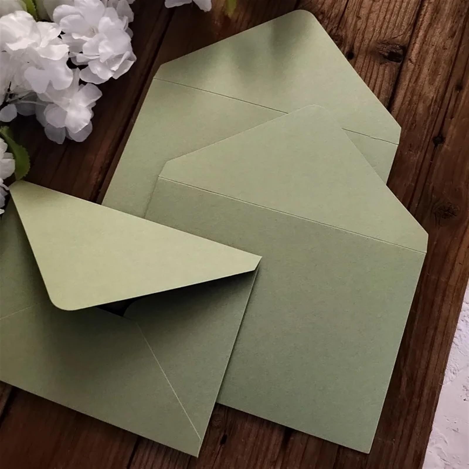 Einladungskarten Hochzeit 50 Stück grüne Umschläge for Hochzeitseinladungskarten