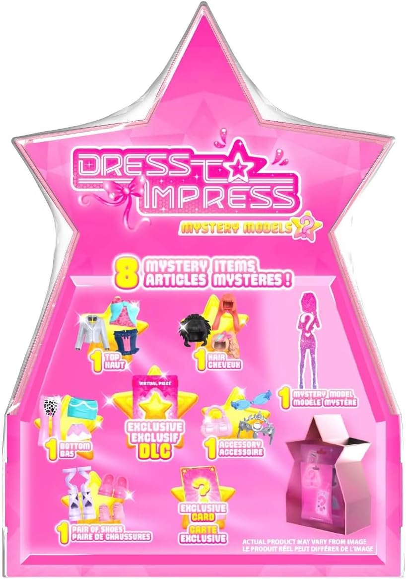 Dress to Impress Series 2 Mystery Small Doll [1 Random Mini Doll, Includes DLC Code!]