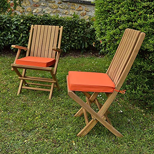 Teck'Attitude Coussin Orange pour chaises et fauteuils pliants