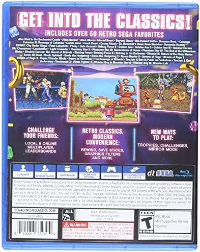 Sega Genesis Classics For Playstation 4 Amazon Com Au Video Games