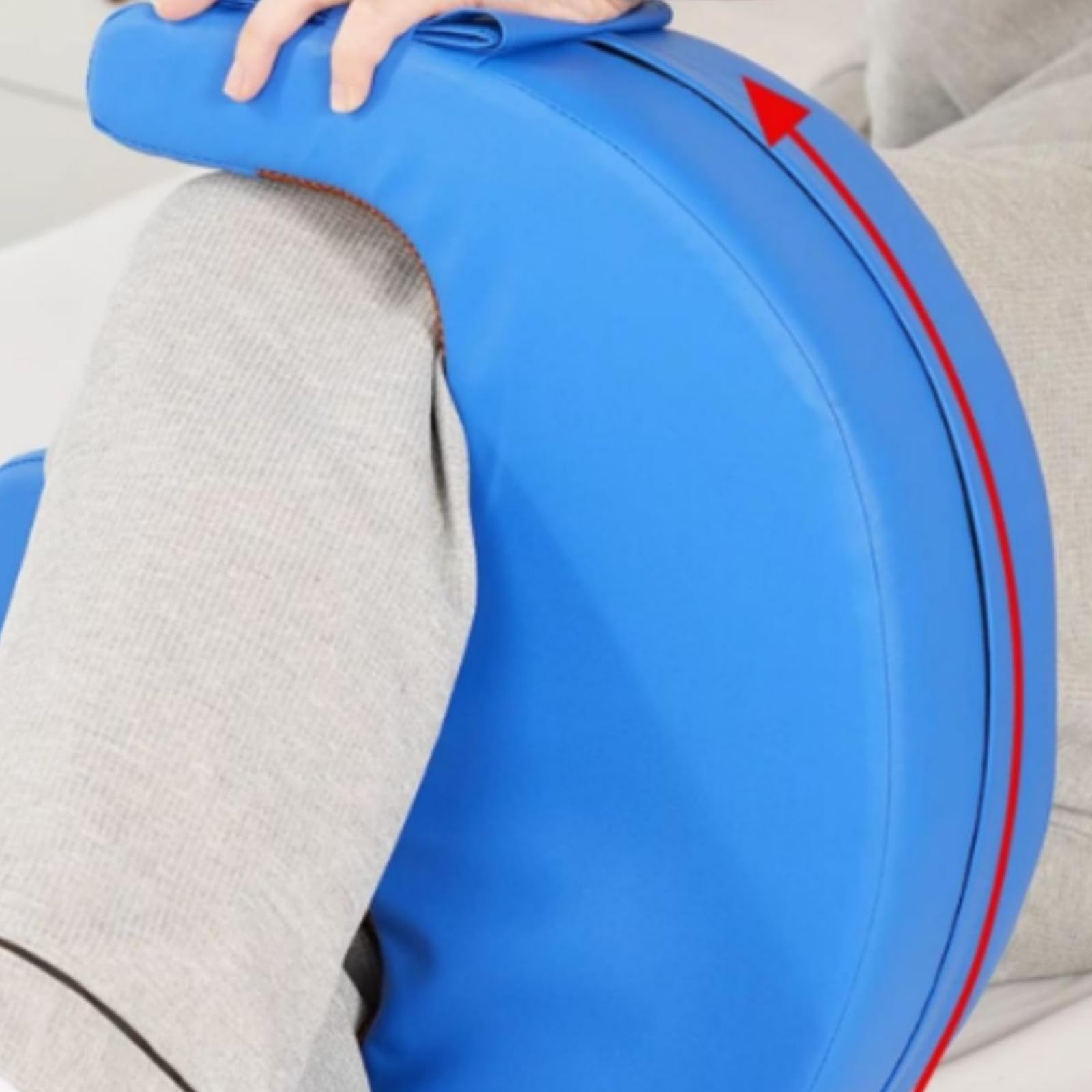 Ayuda para Girar Pacientes Cojín Ergonómico Almohadilla Acolchada Soporte Lateral Correa Ancha Antideslizante Material PU y Malla Adecuada para, Style to 3