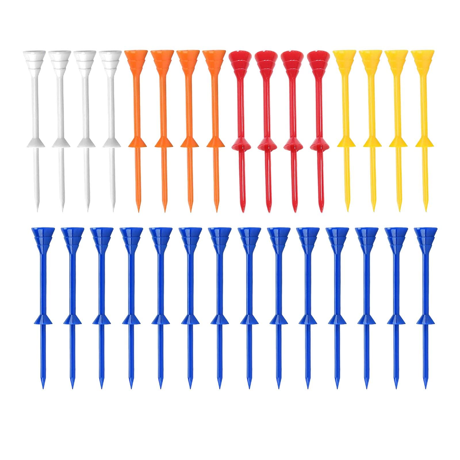 LOOM TREE® 30Pcs Golf Tees Reusable Low Resistance Hitting PVC Ball Holder Beginner 45Mm (B0CLLVZFF3) Amazon Price History, Amazon Price Tracker