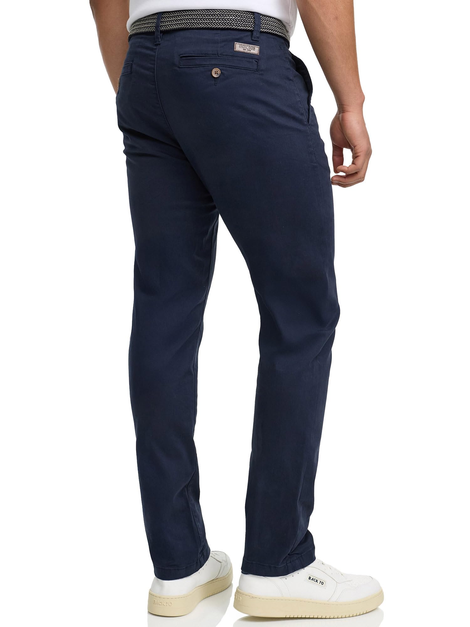 Indicode Herren Eary Chinohose Stretchhose | Chino Herrenhose Super Stretch Stoffhose