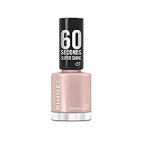 Rimmel 60 Seconds Super Shine Smalto, 109 Evening Sand, Smalto asciugatura rapida, Colore vibrante, A lunga tenuta, 8 ml