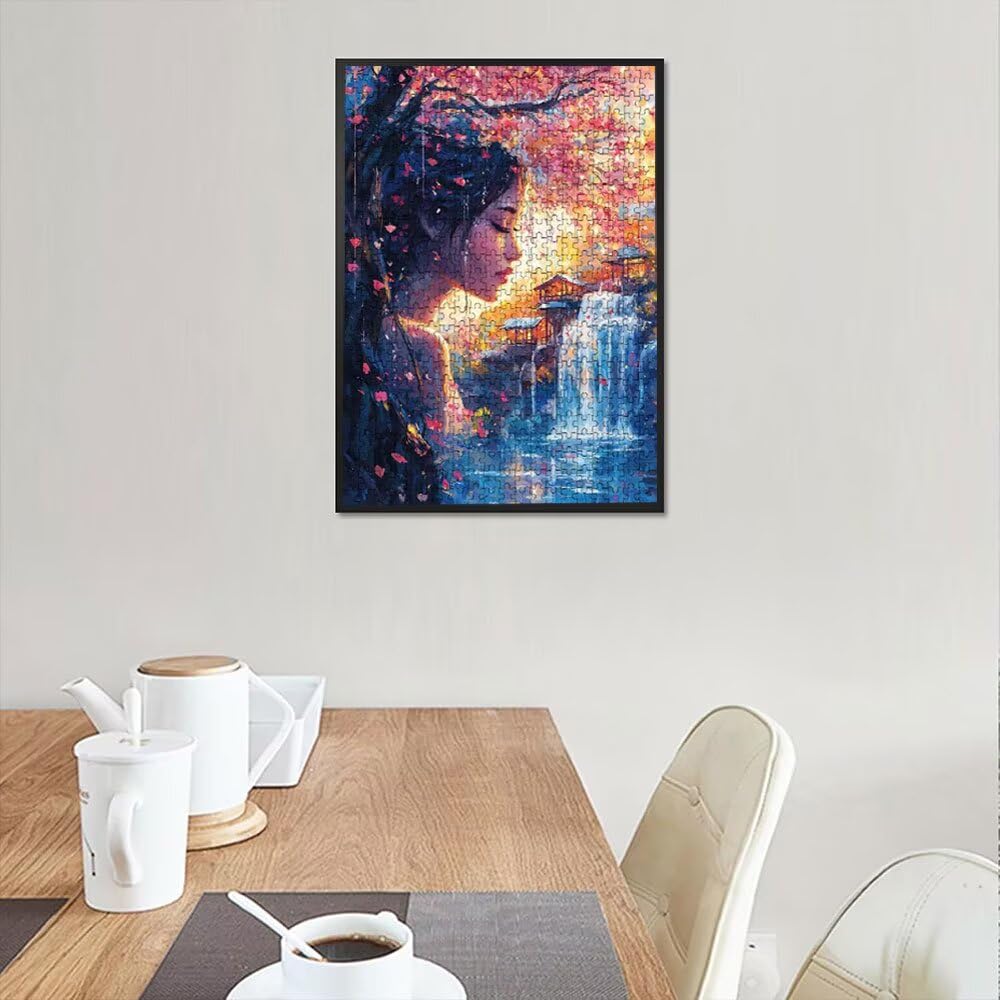 Puzzle 6000 elementów, puzzle z twarzą wodospadu dla dorosłych 6000, drewniane puzzle, klasyczne gry edukacyjne, niemożliwe wyzwanie, rodzina gier, kreatywny prezent DX0YL1-767