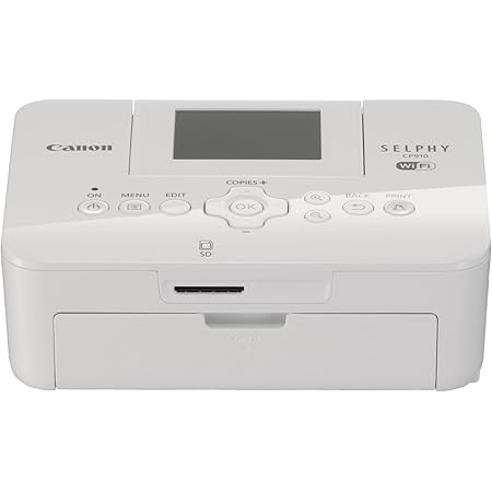 Canon SELPHY CP910 Portable Wireless Compact Color Photo Printer, White (Discontinued By Manufacturer)