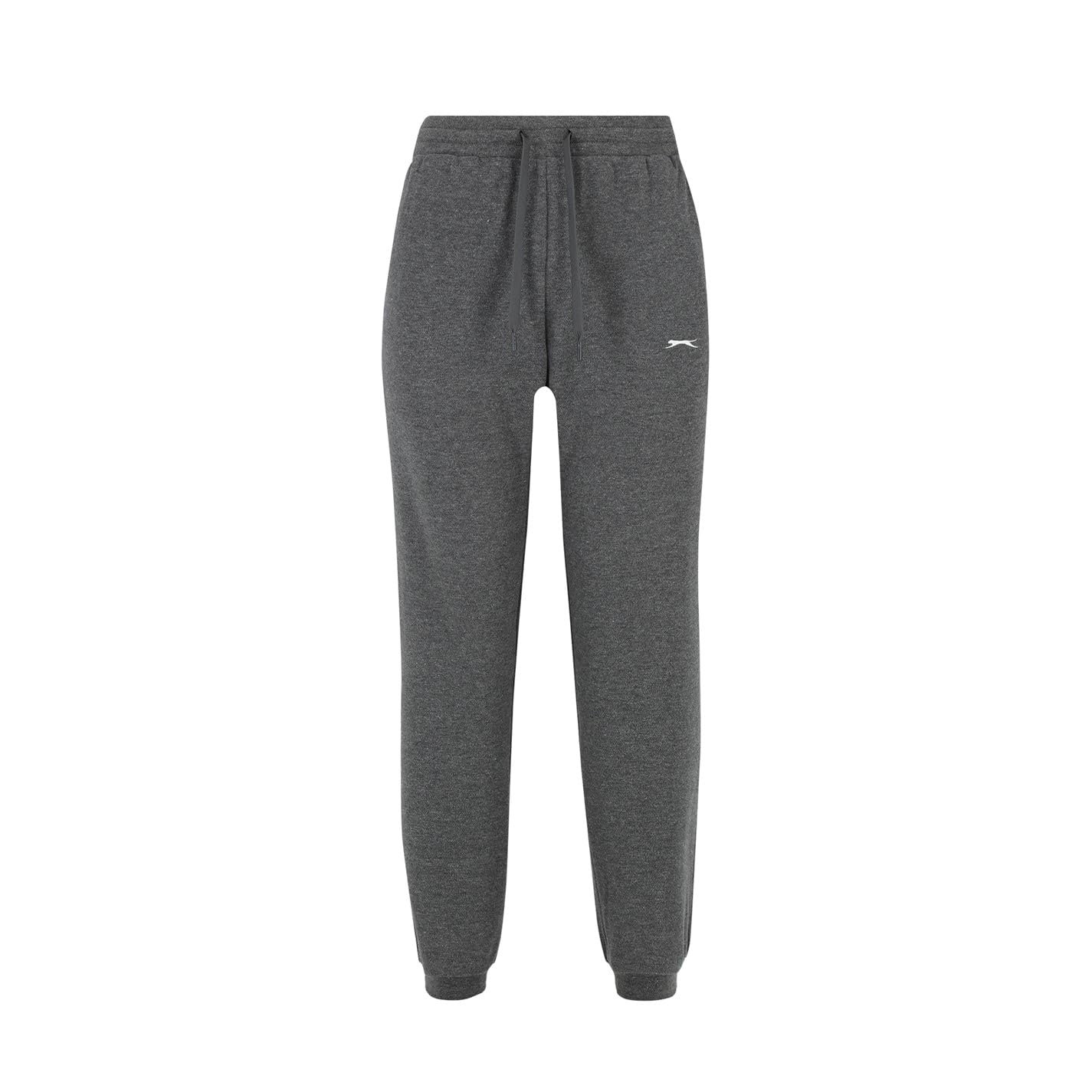 Slazenger Womens Interlock Closed Hem Joggers Pants Bottoms Charcoal Marl XL