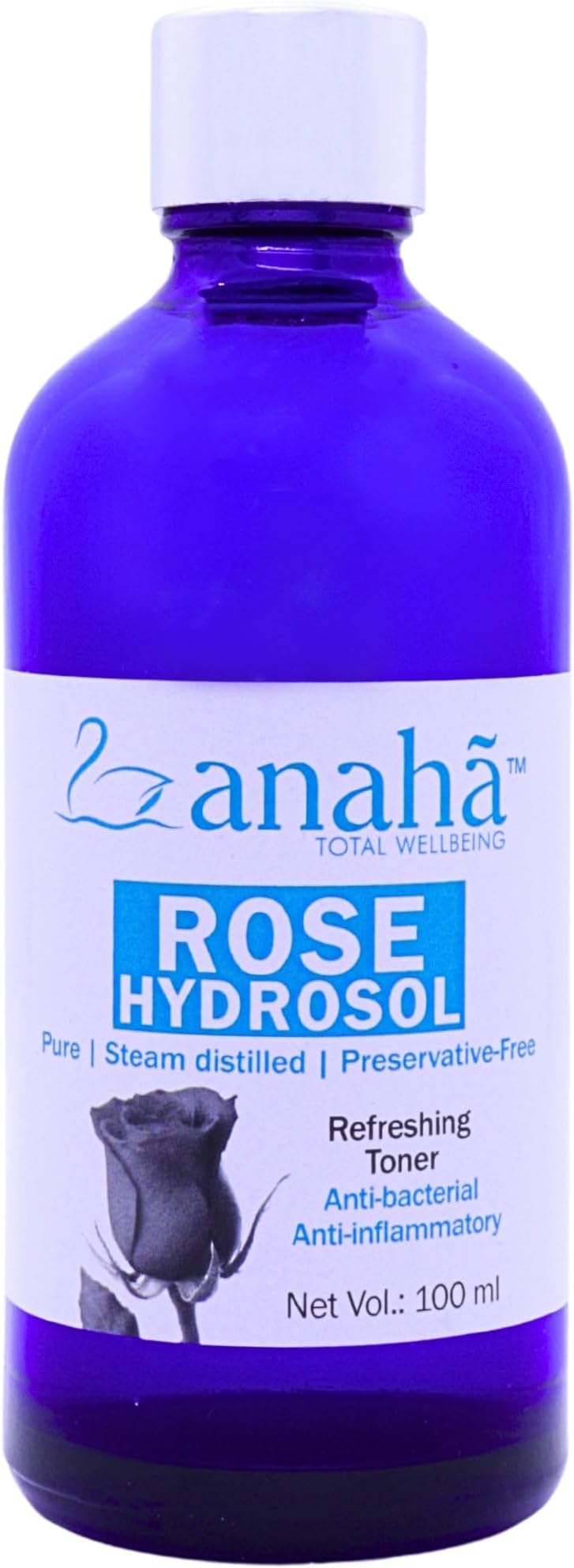 Rose Hydrosol (100 ml) Pure Natural, Steam distilled, Preservative-Free Rose water, Sourced from Uttrakhand, Moisturises and Hydrates | Use as a Toner, In Face masks, Hairmasks