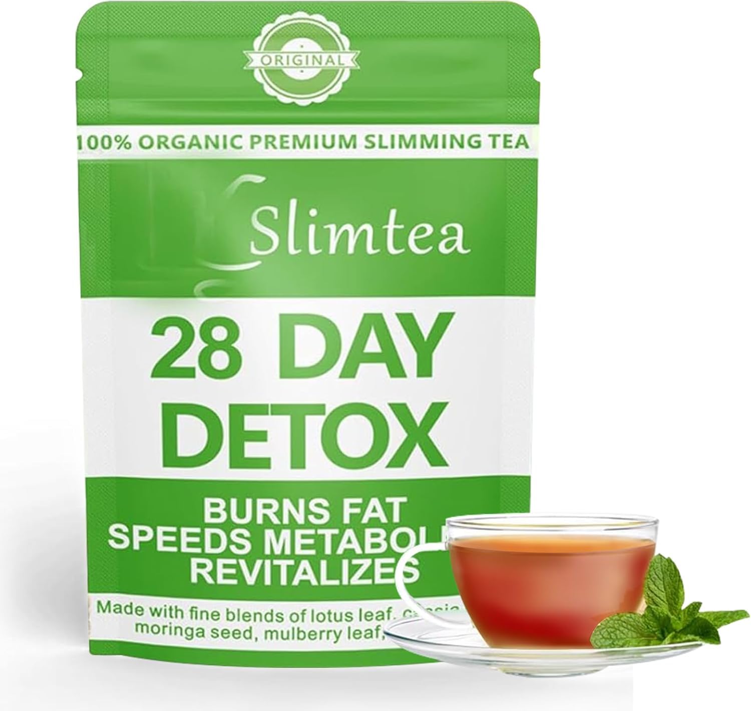 Detox Tee zum Abnehmen- 28 tages Kräutertee