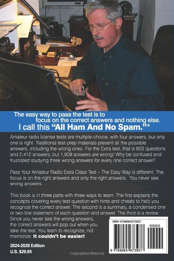 Vista 2 de Pass Your Amateur Radio Extra Class Test The Easy Way (EasyWayHamBooks)