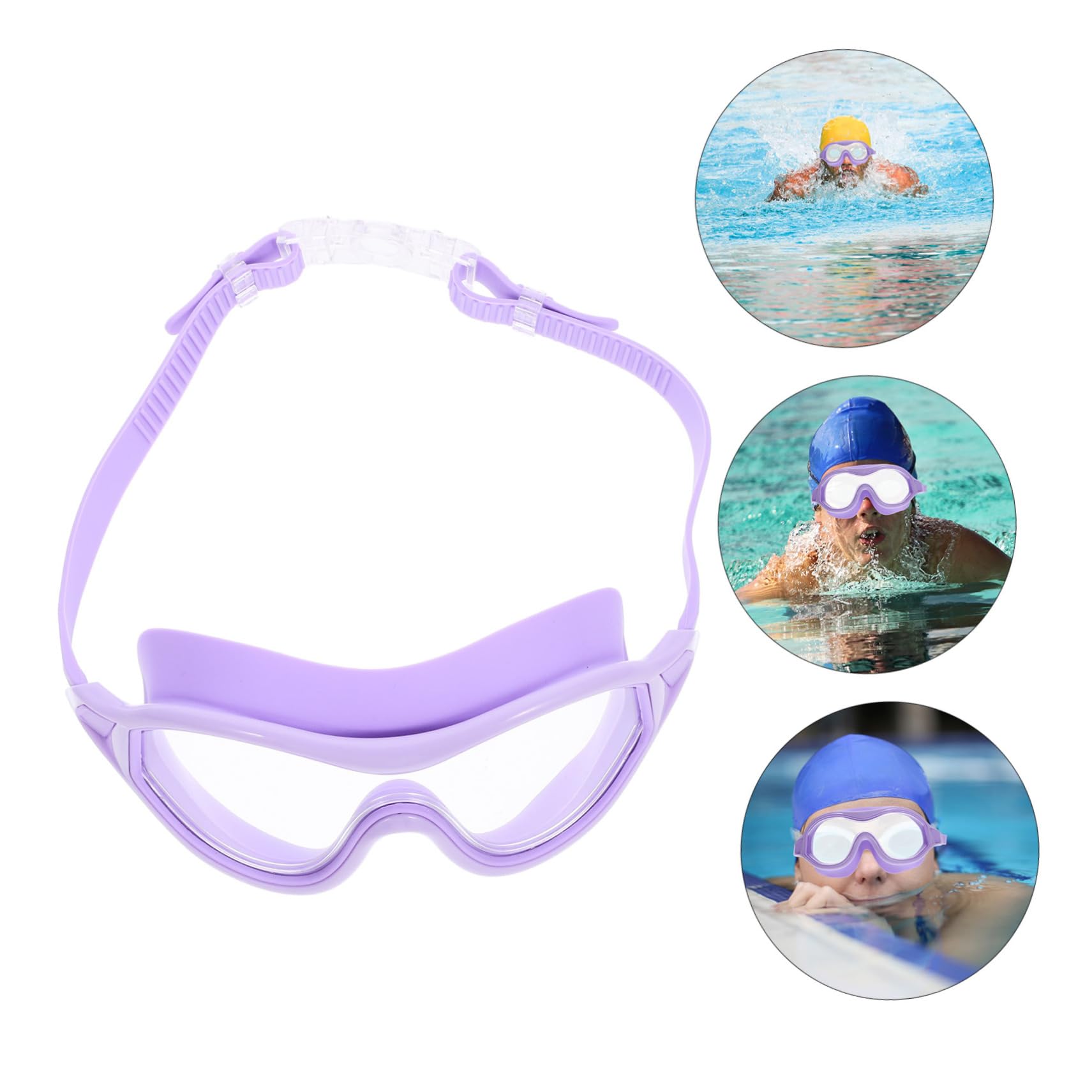Kisangel 4 Piezas Gafas De Natación Impermeables Gafas De Natación Para Hombres Gafas De Montura Gafas De Natación Ligeras Gafas De Natación Unisex Buceo Hombres Y Mujeres Protector